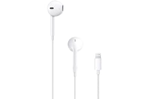 Apple EarPods Headphones with Lightning Connector, Wired Ear Buds for iPhone with Built-in Remote to Control Music, Phone Cal